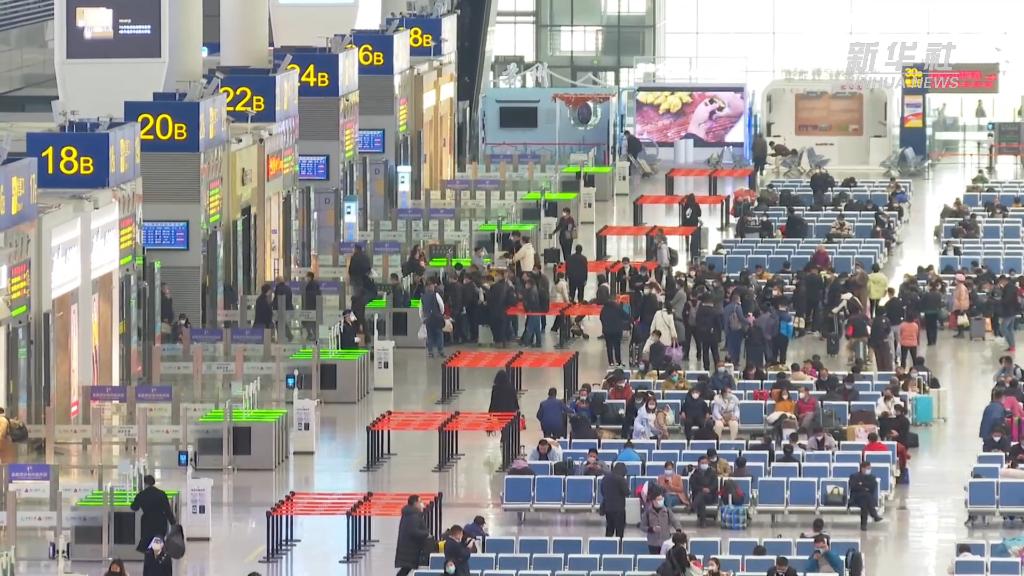 多地铁路客流明显回升 旅客个人防护不松懈