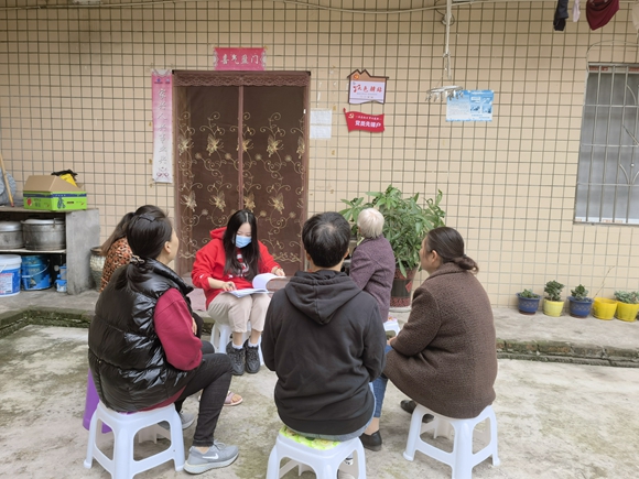 在党员先锋户家中建起的“红色驿站”。江津区白沙镇供图 华龙网发