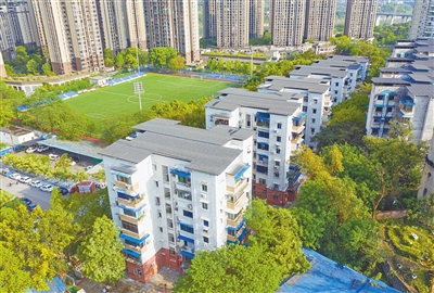 改造完成的典式楼小区。资料图