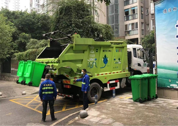 厨余垃圾转运现场。巴南区城市管理局垃圾分类办供图 华龙网发