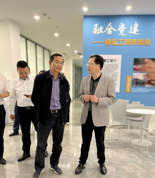 四川省人力资源和社会保障厅莅临眉山天府新区调研企业年金工作