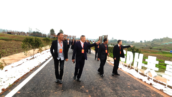 四川省广安市邻水县丰禾镇组织人大代表开展文化、旅游、产业视察工作