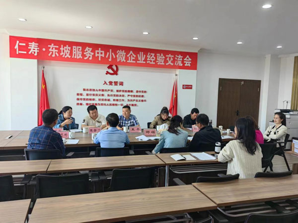 仁寿·东坡服务中小微企业经验交流会在仁寿召开