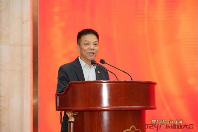 ▲广东酒类行业协会会长彭洪