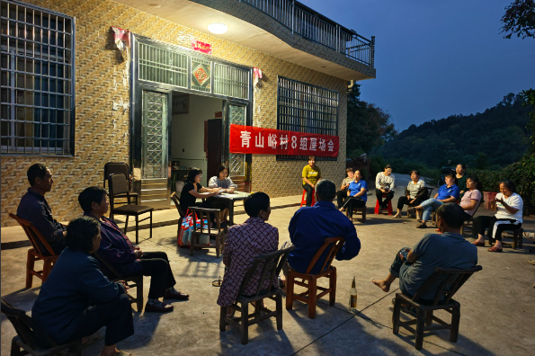 津市市新洲镇：屋场会上“话家常”  与民交流  “零距离”