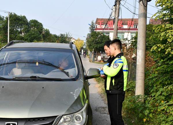 常德公安交警四大队：开展“美丽乡村行”集中宣讲活动