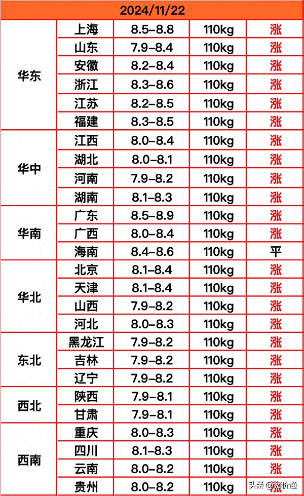 中国生猪价格网今天价格行情(生猪价格全国生猪价格行情预测)