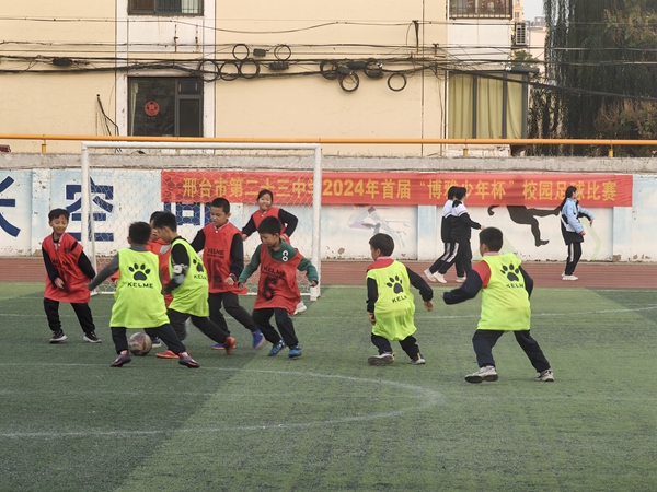 逐梦绿茵，“足”够精彩  ——邢台市第二十三中学举办首届“博雅少年杯”校园足球比赛