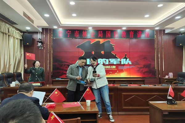 常宁市林业局以音乐国防教育奏响爱国强音