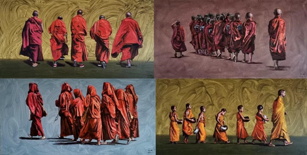 四季如画 杨立斌、刘天亮、王佳、王钢四人画展即将举行