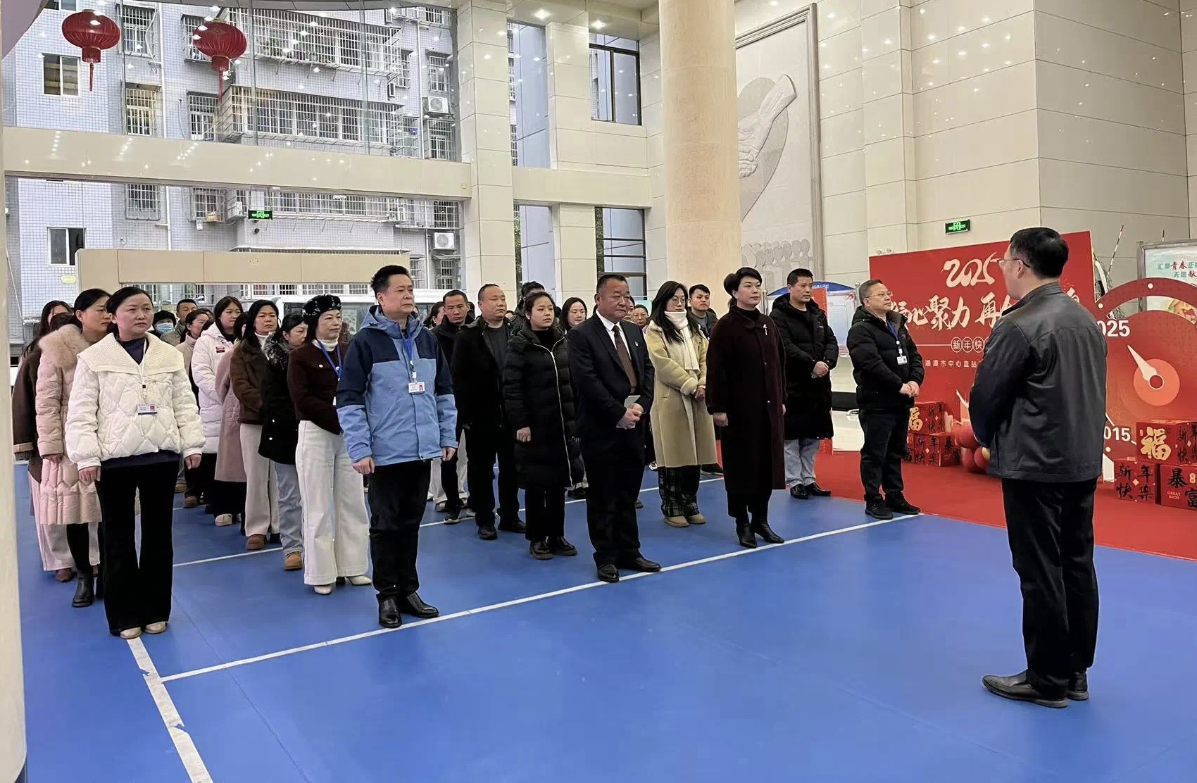湘潭市中心血站举行2025年新春团拜