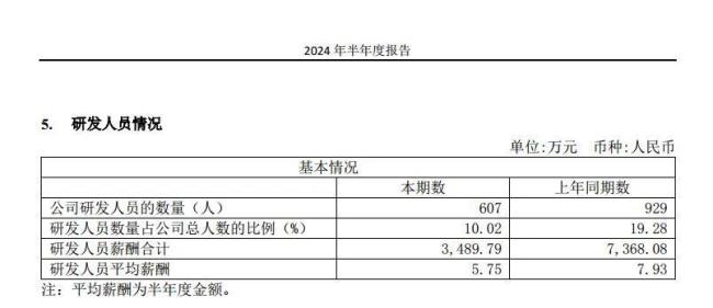 大全能源5个月三核心研发人员离职，研发人员平均薪酬降27.5%