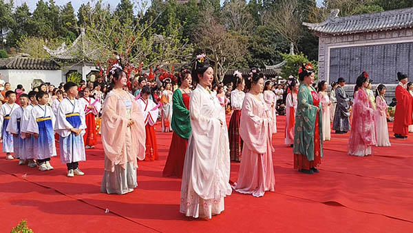 河南邓州：“花朝览秀 相约书院”2025年豫西南第七届花朝节盛大开幕