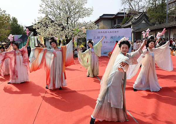 河南邓州：“花朝览秀 相约书院”2025年豫西南第七届花朝节盛大开幕