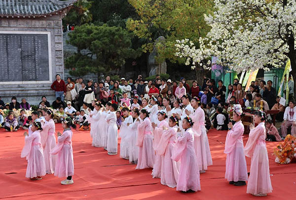 河南邓州：“花朝览秀 相约书院”2025年豫西南第七届花朝节盛大开幕