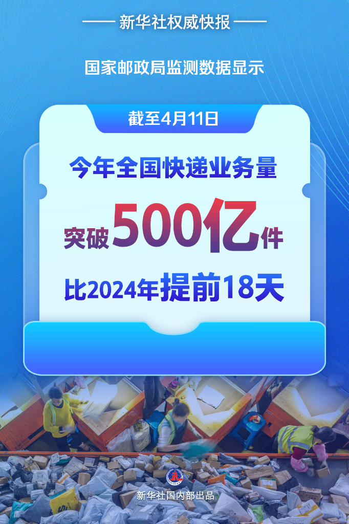 快递破500亿件！“小包裹”再“跑”加速度