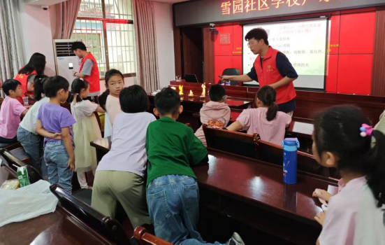湘潭市雨湖区民政局开展防火课堂  点亮青少年安全之光
