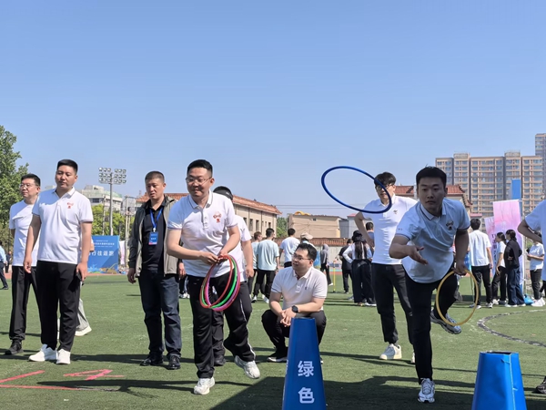 人保财险廊坊霸州支公司参与金融系统党建共建趣味运动会